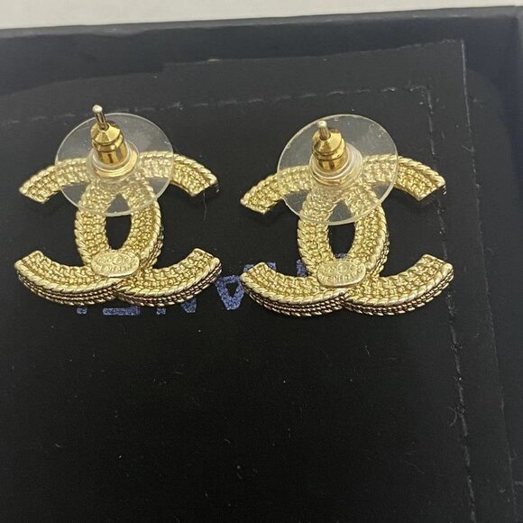 Large Chanel Earrings - Picture 2 of 7